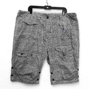 Sean John Cargo Utility Shorts Sz 38 Paratrooper Military Hip Hop Skater Y2K VTG